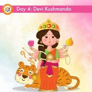 Day 4 Devi Kushmanda baby cute form of Durga Navratri