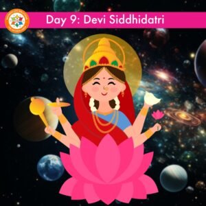 Day 9 Devi Siddhidatri - baby cute form of Durga Navratri