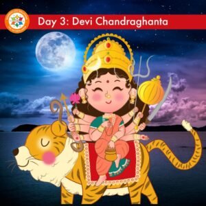 Day 3 Devi Chandraghanta baby cute form of Durga Navratri